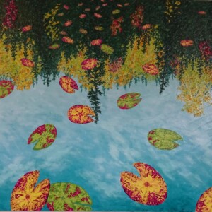 13) september Lily pads, 59 x 42