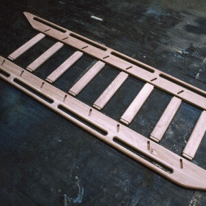 21) loft ship's ladder, maple