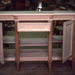 22) sideboard, birch, mahogany